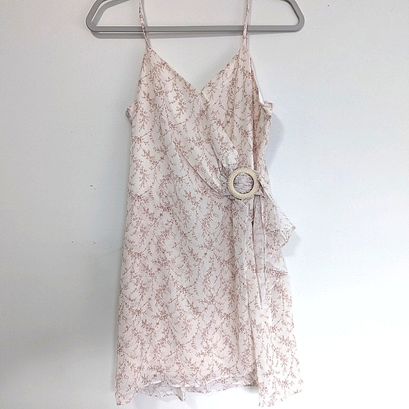 Promesa Pink  Mini Slip Dress with Spaghetti Straps - Picture 1 of 6